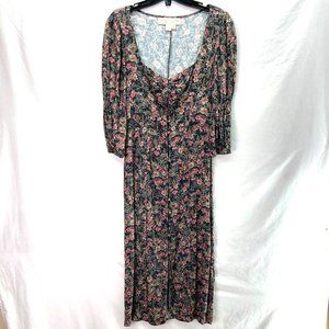 Saltwater Luxe Floral Button Up Women's Dress - Size S